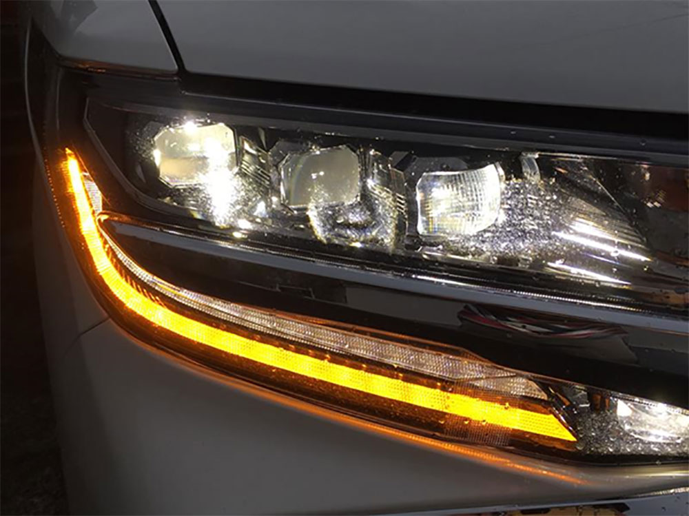 Triple LED and sequential turn signal
